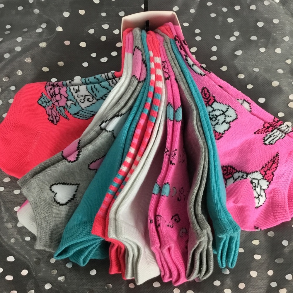 💕SALE💕NWT Betsey Johnson Low-Cut Socks-10 pair! - Picture 4 of 7